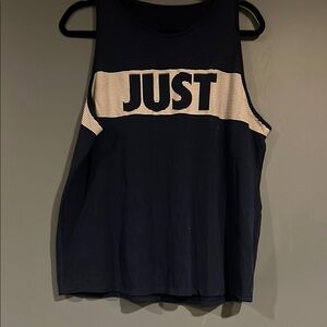 Women's Navy Nike Tank Top
